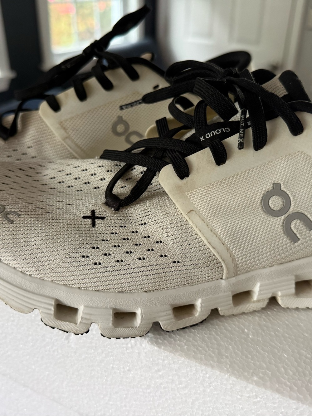 On Running Black and White Men's Running Sneakers